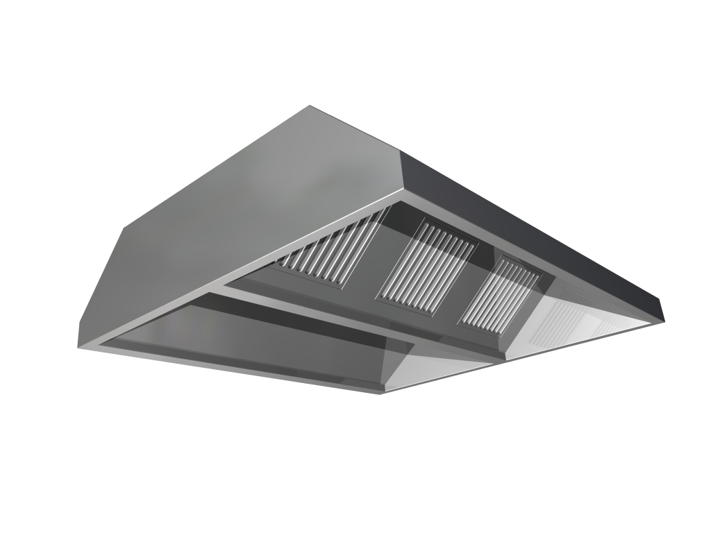 Hota-centrala-inox-cu-filtre-inox-incluse-www.climahoreca.ro_-10.png Hota centrala inox 3000 x 2000 x 400 mm SB30-20-KA pentru bucatarie restaurant hotel fast-food - imagine 1
