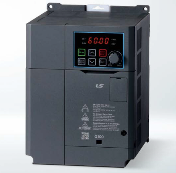 Convertizor-frecventa-LS-Electric-www.climahoreca.ro_-1.png Convertizor frecventa LS Electric Seria G100 0.4 kW LV0015G100-4EOFN pentru ventilator sistem ventilatie si evacuare Hota - imagine 1