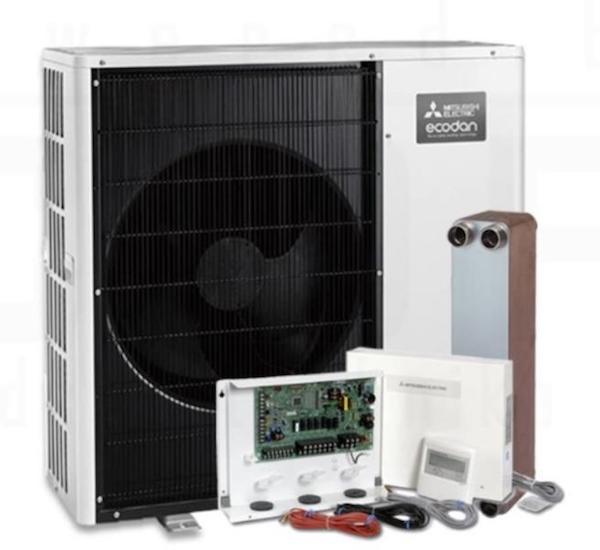 Pompa-de-caldura-Mitsubishi-zubadan-www.climahoreca.ro_.jpg Pompa de caldura 10 kW Mitsubishi Zubadan tip unitate externa PUD-SHWM120VAA pentru casa si HoReCa - imagine 1
