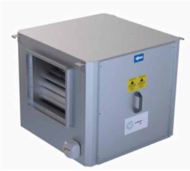 Ventilator-carcasat-CBOX2 Ventilator carcasat tip box fonoizolant debit aer 1500 mc/h CBOX2-20 pentru evacuare si introducere aer sistem ventilație - imagine 1