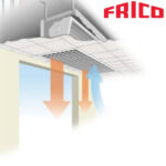 Perdea de Aer cald incastrabila FRICO 100 cm lungime rezistenta electrica ventilare ambientala restaurant club cafenea destinata HoReCa - imagine 2