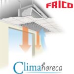 Perdea de Aer cald incastrabila FRICO 150 cm lungime rezistenta electrica ventilare ambientala restaurant club cafenea destinata HoReCa - imagine 3