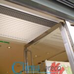 Perdea de Aer cald incastrabila FRICO 150 cm lungime rezistenta electrica ventilare ambientala restaurant club cafenea destinata HoReCa - imagine 4