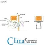 Sistem ventilatie evaporativ EVAPO debit aer 18000 mc/h racire si purificare aer cladire birouri restaurant hala fabrica - imagine 7
